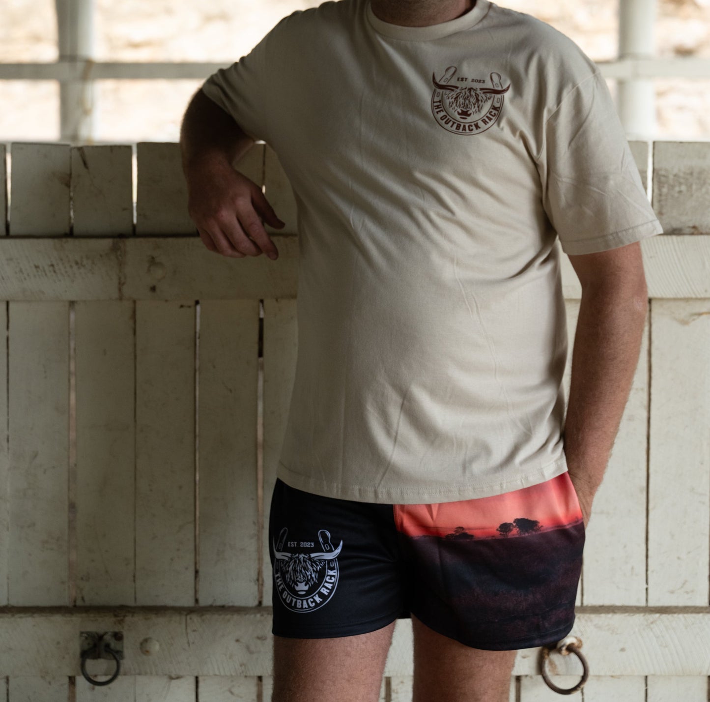 Men's Classic T-Shirt - Sand/Brown
