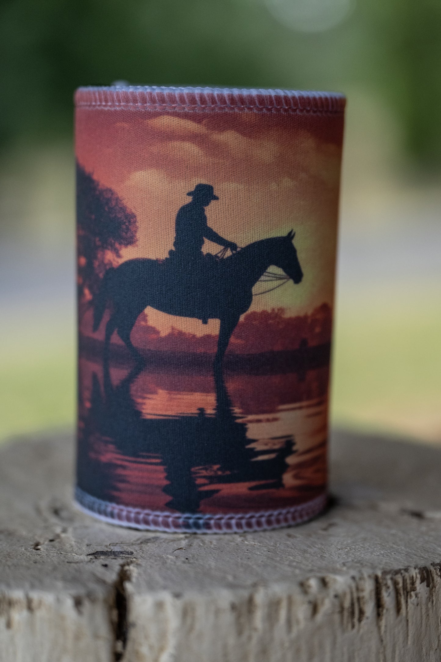 Stubby Holder - Sunset Cowboy