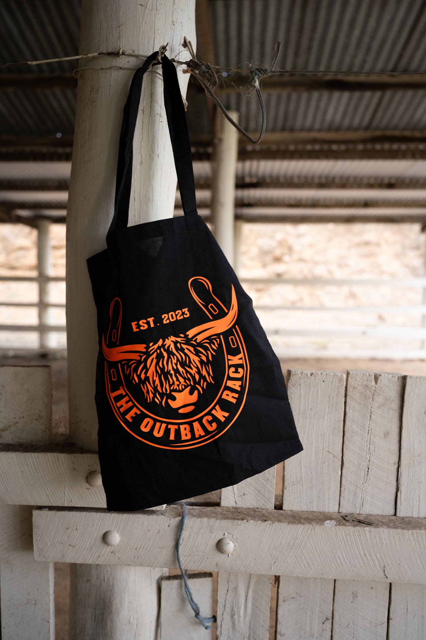 Tote Bag - Black/Orange