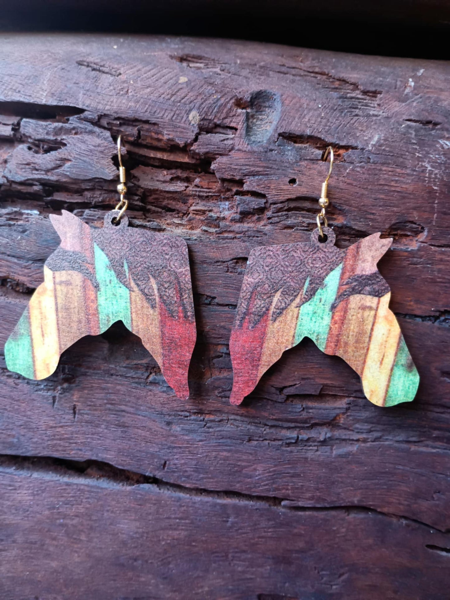 Rasta Horse Earrings