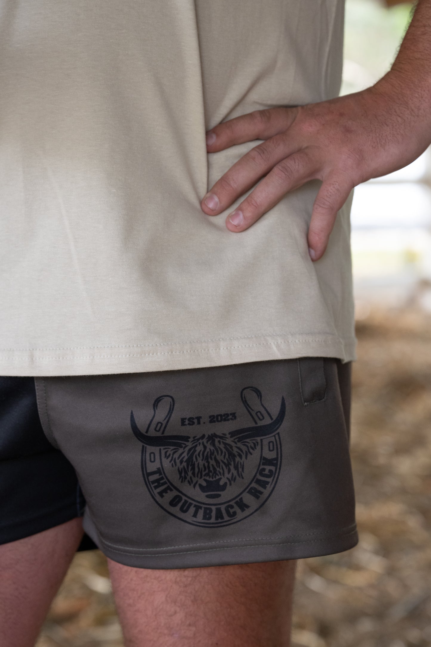 Men's Footy Shorts - Barb Wire Edition