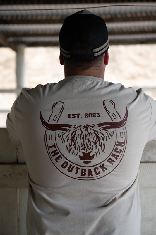 Men's Classic T-Shirt - Sand/Brown