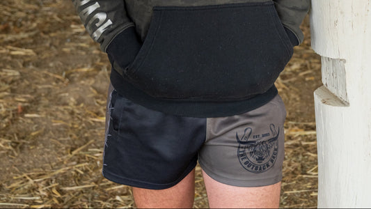 Men's Footy Shorts - Barb Wire Edition