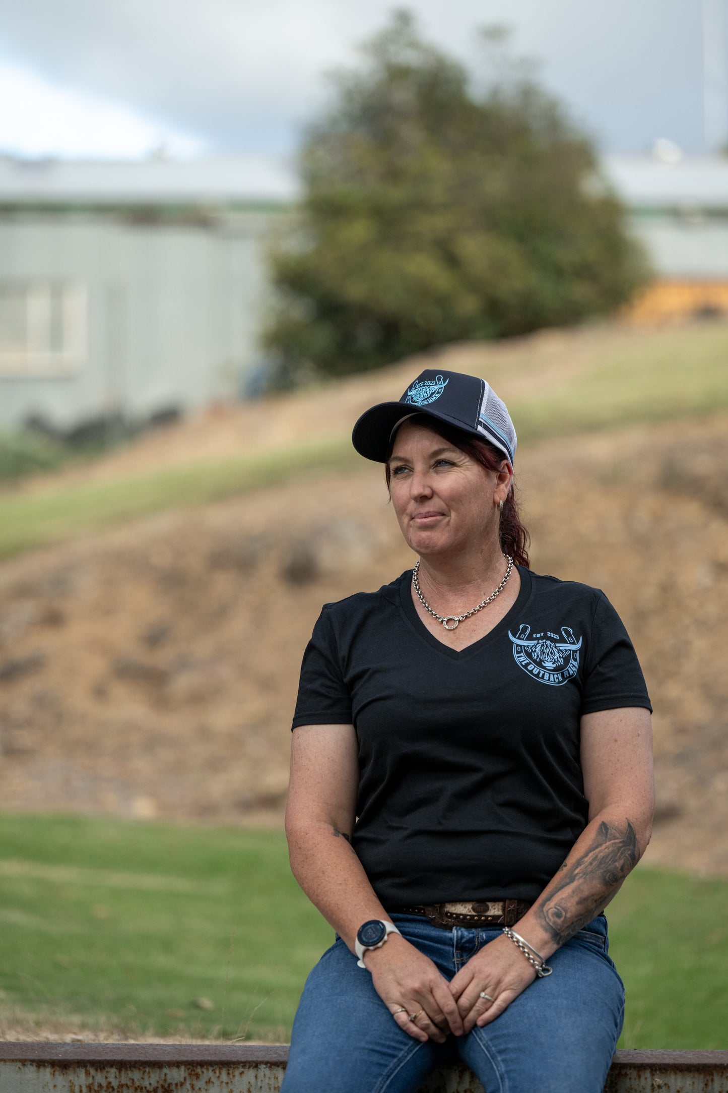Aussie Retro Trucker Cap - Navy