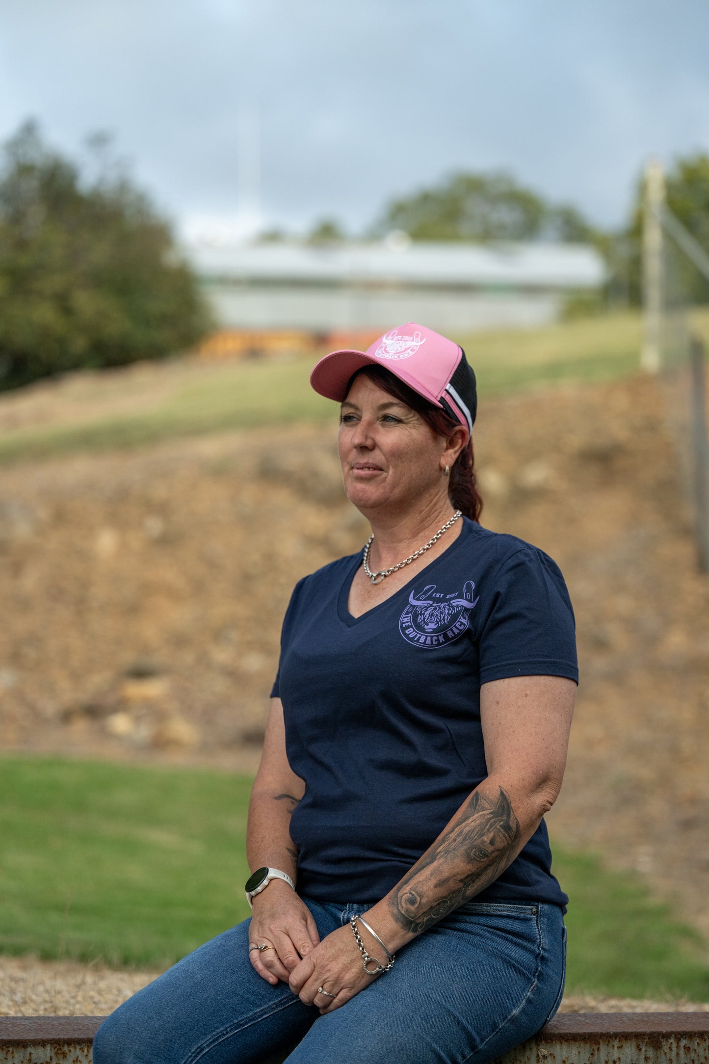 Aussie Retro Trucker Cap - Pink