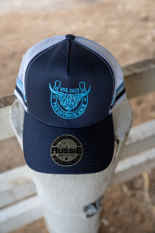 Aussie Retro Trucker Cap - Navy